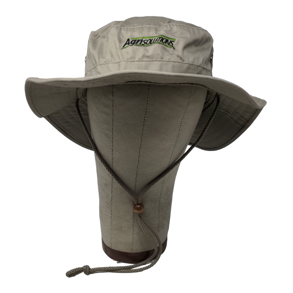 OC Sports Men's Boonie Hat Wide Brim Tan Size OSFM Embroidered Agrisolutions